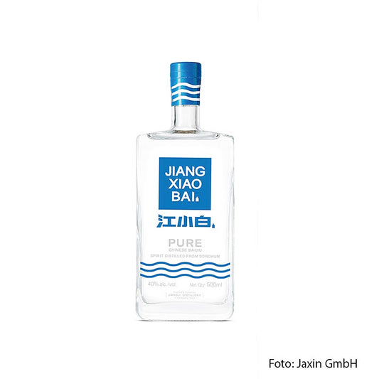 Baijiu - Jiangxiaobai Pure 500, 40% vol, Chine, 500 ml - Baijiu chinois de qualité supérieure, 40% d'alcool, en bouteille de 500 ml, fabriqué en Chine