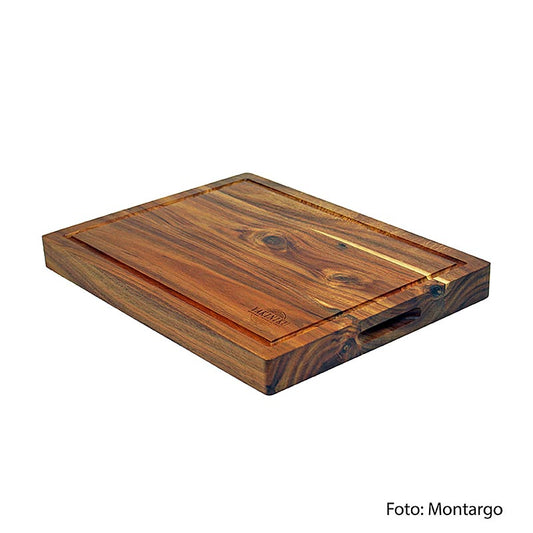 Planche à découper en bois d'acacia, idéale pour les travaux de cuisine, entretien régulier nécessaire