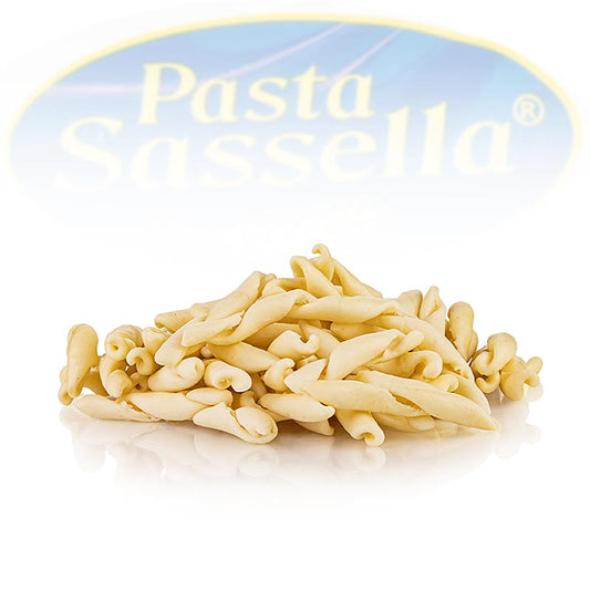 Pâtes fraîches Strozzapreti, Sassella, 500 g - Pâtes italiennes faites à la main avec une farine de blé dur de haute qualité, parfaites pour les plats italiens traditionnels
