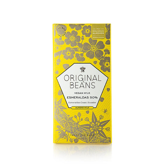 Tablette de chocolat végétalien Esmeraldas VEGAN M!LK 50% cacao, Certifié Bio, production durable