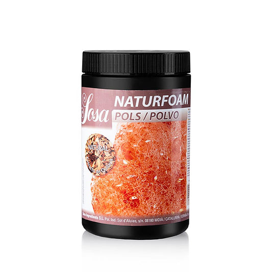 Sosa Naturfoam, agent moussant pour tous les milieux, régénérable, en quilaya (39598), 400 g - Agent moussant polyvalent pour des créations de mousse impressionnantes et créatives en cuisine Outil indispensable pour les cuisiniers amateurs et les professionnels de la restauration