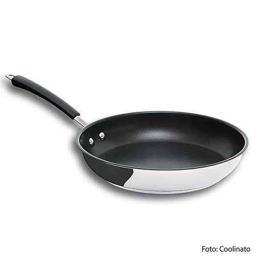 Avec revêtement anti-adhésif renforcé en céramique et poignées professionnelles rivetées Résiste au four jusqu'à 250°C, passe au lave-vaisselle Convient à tous les types de cuisinières