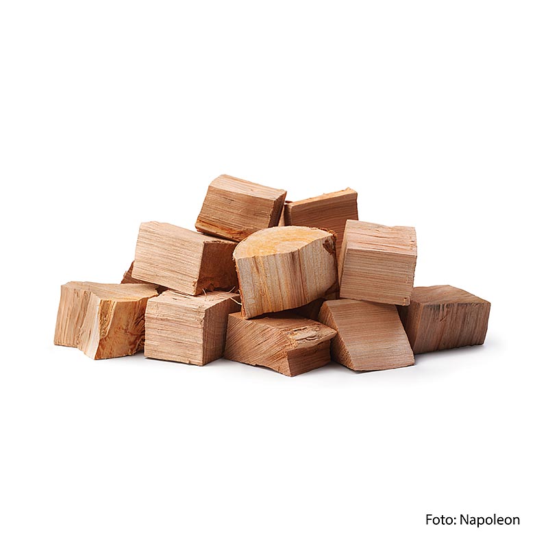 Chips de fumage en bois Napoleon Chunks, cerise, 1,5 kg - idéal pour fumer la viande et le poisson dans les barbecues