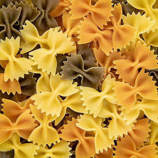 Pâtes colorées Acolore Fantasia Farfalle Tricolore de Casa Rinaldi, 500 g, dans un seul emballage