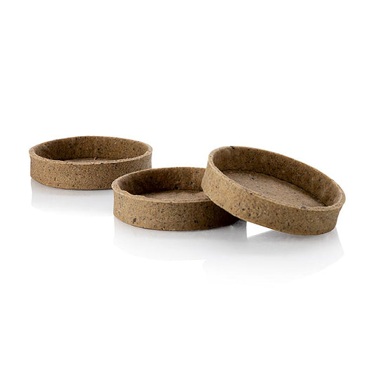 Tartelettes dessert Vegan sans gluten, Ø76x16mm h, La Rose Noire, 1,035 kg, 45 Pcs - Délicieuses et indulgentes tartelettes dessert vegan et sans gluten