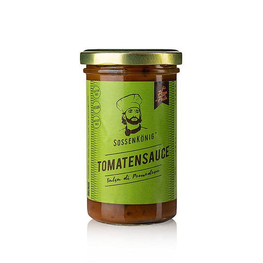 Sossenkönig - Salsa di Pomodore, sauce tomate prête à l'emploi, 250 ml : Goût italien authentique dans un emballage pratique pour pâtes, pizza et créations personnelles