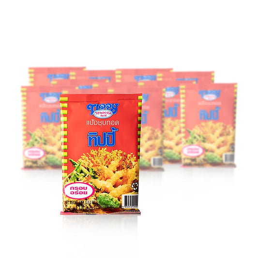 Mélange de pâte à tempura de Tippy, Thaïlande, 1,8 kg, 12 x 150g, idéal pour des plats de tempura croustillants à base de légumes et de crevettes