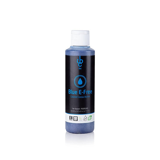 Récipient bleu Clean Label IBC contenant 245 g de beurre de cacao, idéal pour les décorations en chocolat et la fabrication de pralines Fabriqué à partir de fèves de cacao 100 % pures, au goût riche et à la texture moelleuse Découvrez l'ingrédient indispensable pour des créations en chocolat impressionnantes