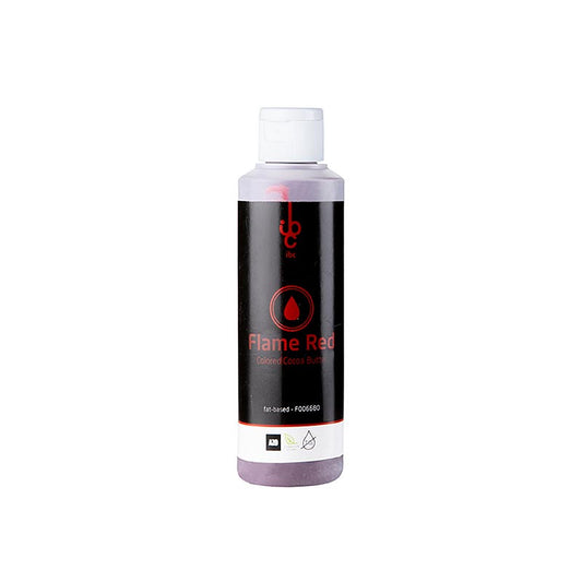 Beurre de cacao rouge vif en emballage de 245 g, idéal pour les cuisiniers amateurs et professionnels Donne un effet visuel remarquable aux truffes au chocolat, aux pralines et aux desserts Excellente qualité, consistance soyeuse et fonte parfaite Ingrédient indispensable pour des gourmandises colorées dans votre cuisine
