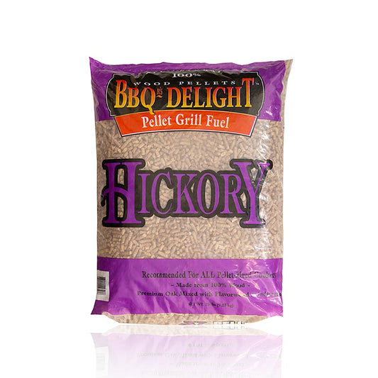 Granulés de bois de Hickory à fumer avec un arôme de fumée épicé pour le barbecue