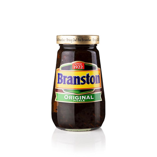 Branston Pickle, Relish de légumes et d'épices, aigre-doux, 720 g - délicieuse relish anglaise avec des légumes croquants et des herbes, parfaite pour les plateaux de fromages, les sandwichs et en accompagnement des plats de viande et de poisson
