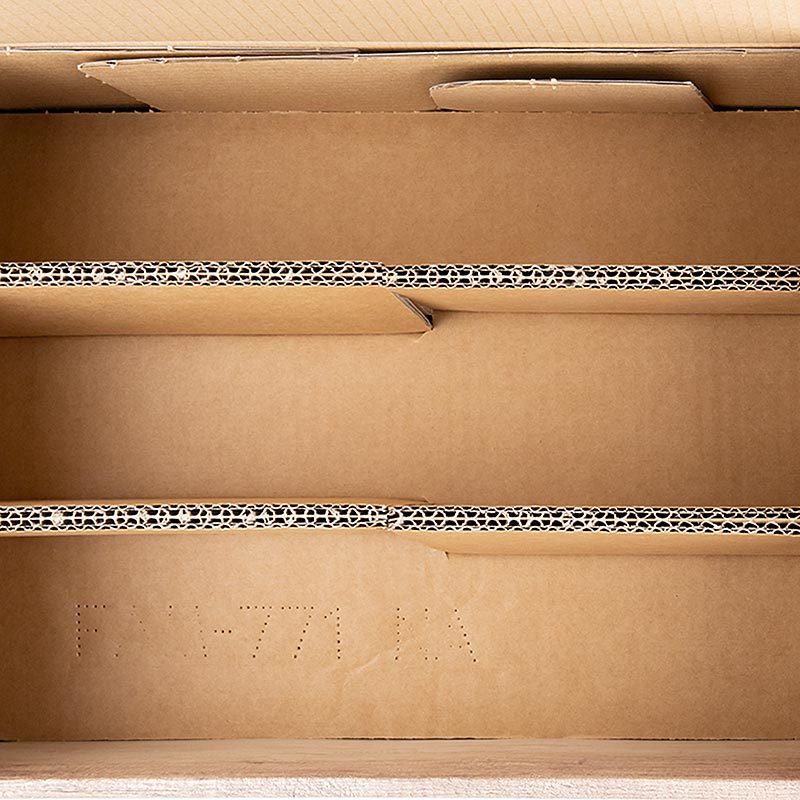 Carton cadeau pour le vin, "Wood", pour 6 bouteilles de 0,75 l, 1 pc