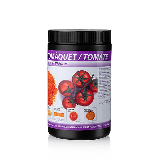 Sosa Poudre de tomate - 450 g emballage en verre, condiment polyvalent à base de tomates séchées, Umami intense, idéal pour assaisonner les sauces, soupes, risottos, viandes et poissons, se dissout rapidement, fraîcheur longue durée