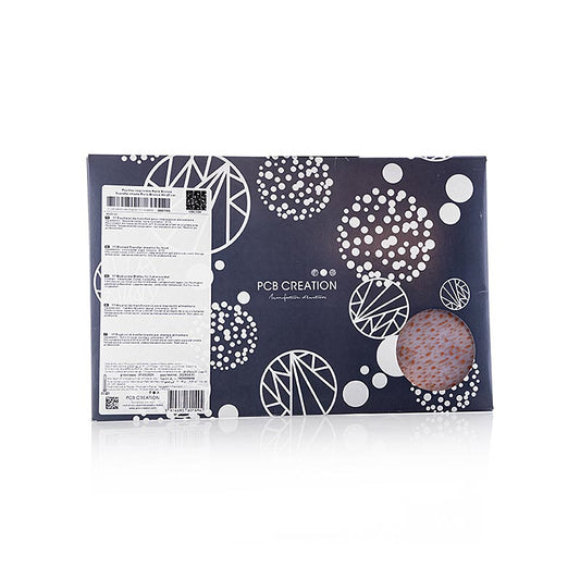 Film pelable Paris Bronze (taches jaune-or) pour chocolat, 40x25cm, 1 pc - Film jaune-or moucheté pour une présentation professionnelle des chocolats