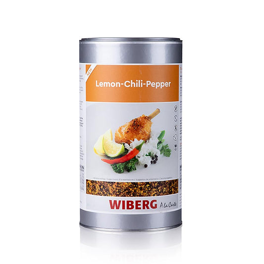 Wiberg mélange d'épices au citron et au piment en boîte de 780g pour poisson, volaille et légumes