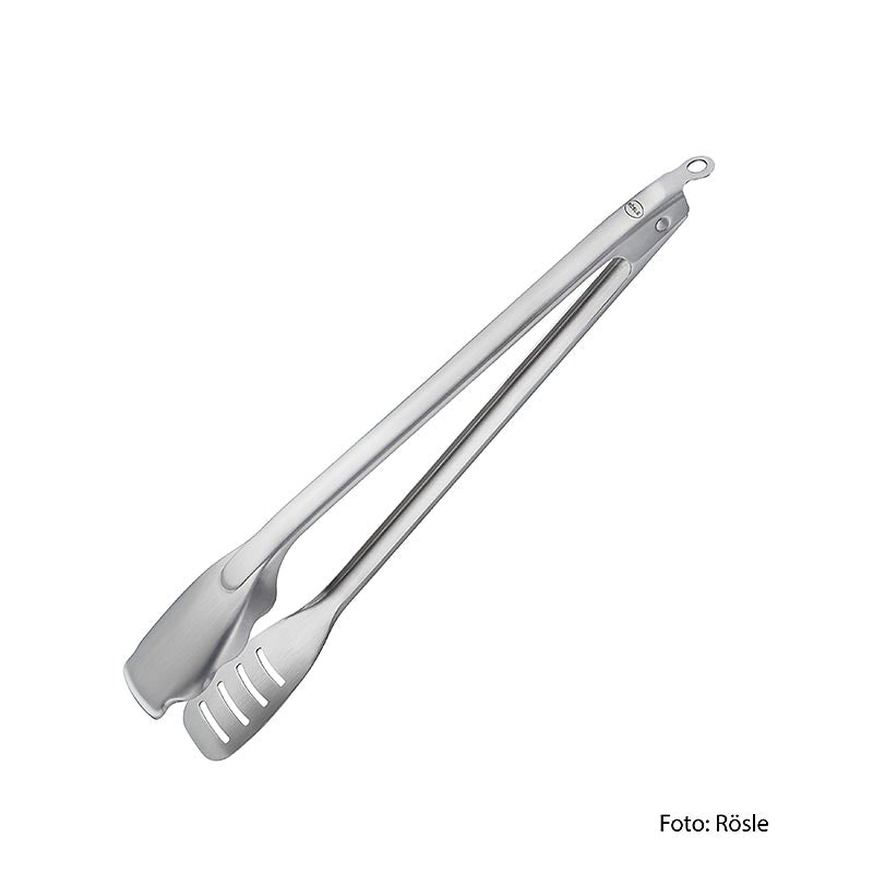 Pince à griller BBQ Premium en acier inoxydable, 44 cm de long, design ergonomique, lavable au lave-vaisselle