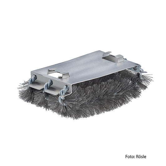 Rösle Brosse de rechange Steel pour brosse de nettoyage de grille de barbecue "SlideX" (25391), 1 pc