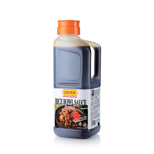 Sauce pour bols de riz Nihon Shokken, 2,1 kg - parfaite pour les sushis et les poke bowls, recette japonaise traditionnelle, saveurs sucrées et salées, qualité supérieure, convient aux cuisiniers amateurs et professionnels