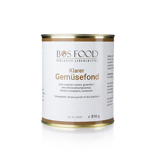 Fond de légumes, poudre instantanée sans glutamate ajouté, pour 28 L, 510 g : Poudre instantanée pratique pour un délicieux bouillon de légumes naturel sans exhausteur de goût Suffisant pour 28 litres de bouillon frais, idéal pour les soupes, les sauces et les ragoûts !