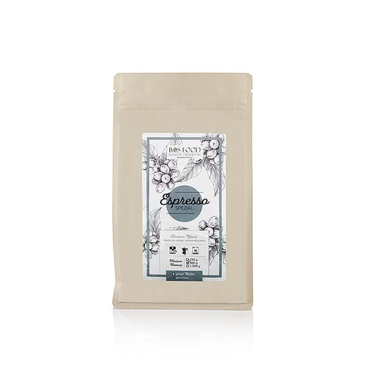 Mélange de café arabica moulu Chef Food Espresso Spécial, paquet de 500 g, arôme riche et goût plein et équilibré, parfait pour les amateurs de café dans la restauration et à la maison