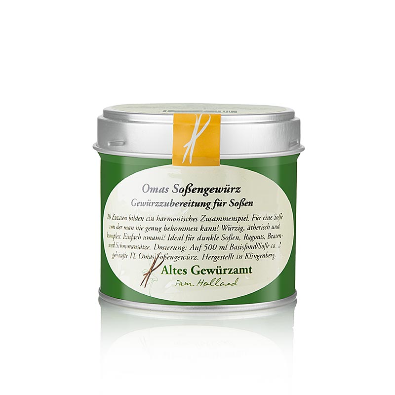 Préparation d'épices pour sauces, Altes Gewürzamt, 80 g - Préparation d'herbes polyvalente pour un goût fait maison dans les sauces de viande et de légumes, les ragoûts et les soufflés