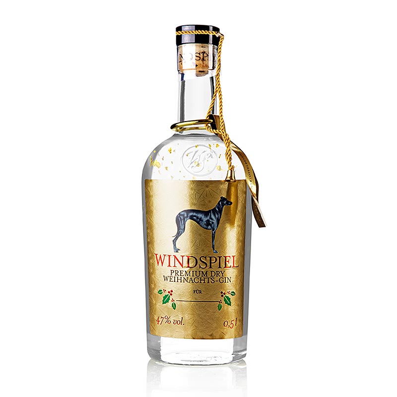 Windspiel - Weihnachts Dry Gin, 47 % vol., Eifel, article de saison, 500 ml