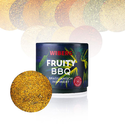 Donnez à vos grillades une touche sud-américaine en agrémentant votre viande, votre poisson ou vos légumes avec le mélange d'épices Fruity BBQ Wiberg polyvalent.