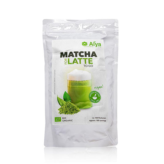 AIYA Professionals - Matcha for Latte, mélange de thé vert, BIO, 1 kg