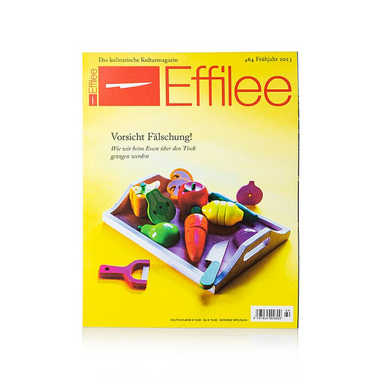 Effilee - Magazine de l'alimentation et de la vie, numéro 64, 1 pc - Couverture du magazine culinaire avec des histoires, des recettes, et de belles photos, qui est depuis des années le leader en matière de gastronomie et d'épicerie fine.