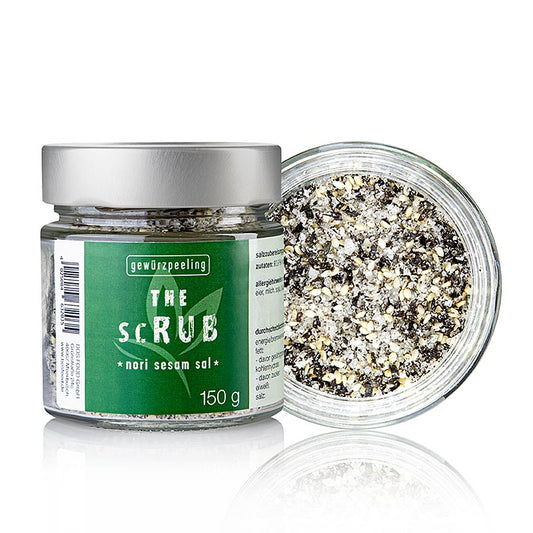 Serious Taste the scrub - Nori sésame, 150 g - Un mélange unique de graines de sésame grillées et de flocons de nori, parfait pour garnir les salades et les plats de riz ou comme délicieux en-cas entre deux repas