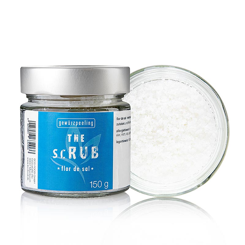 Sel marin premium Flor de sal du Portugal, récolté à la main, au goût unique et à la texture croustillante, pour agrémenter les plats