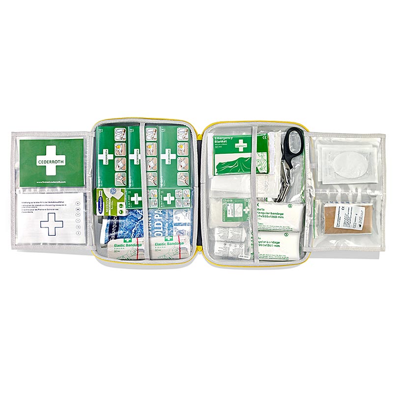 First Aid Kit LARGE, trousse de premiers secours DIN 13157 (51011007), Cederroth, 1 pc