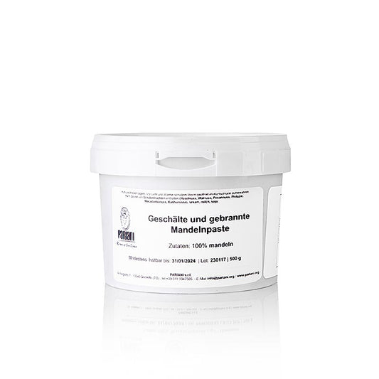 Amandes siciliennes grillées de Pariani, idéales pour la purée d'amandes traditionnelle et les friandises sucrées Amandes de qualité supérieure, grillées lentement, conditionnées dans un sachet pratique de 500 g Découvrez le goût authentique de l'Italie