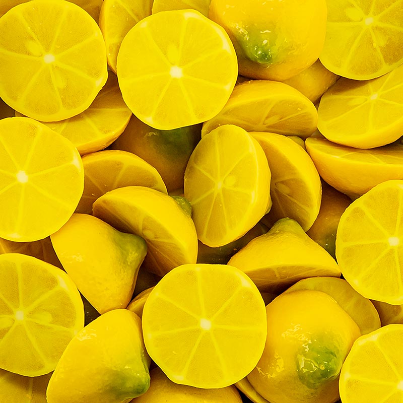 French

Alt text : Délicieuses moitiés de citron en chocolat de dobla, 256 g, 36 pièces