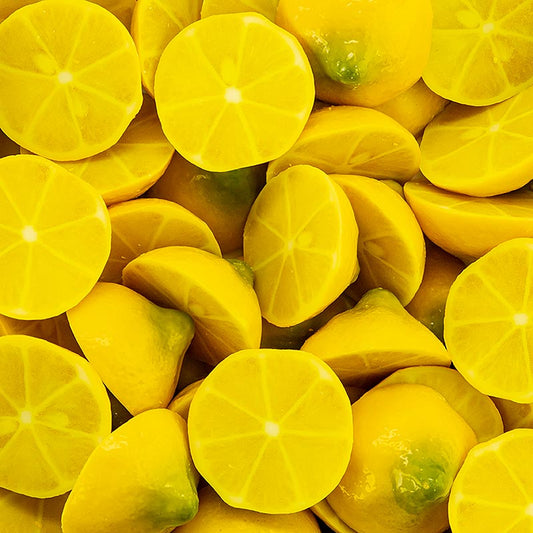 French

Alt text : Délicieuses moitiés de citron en chocolat de dobla, 256 g, 36 pièces