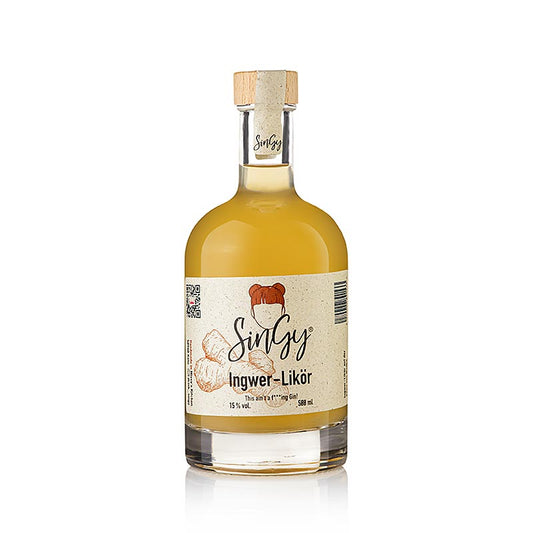 Bouteille de liqueur de gingembre Missy's SinGy, 15% vol, fabriquée en Allemagne, 500 ml