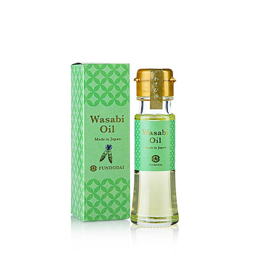 Huile de wasabi, Fundodai, Japon, 49 ml - Flacon pratique de 49 ml, coup de fouet épicé pour sushi, sashimi et plus encore