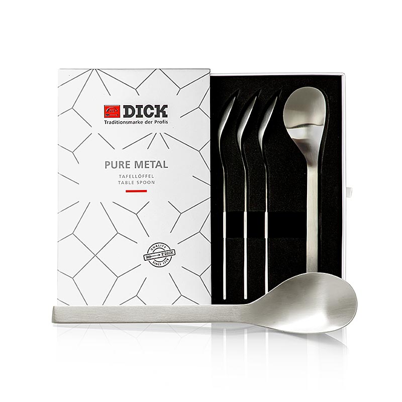 Set de cuillères à steak et de table Dick, Pure Metal, pour couteau à steak 59805, 4 pcs.