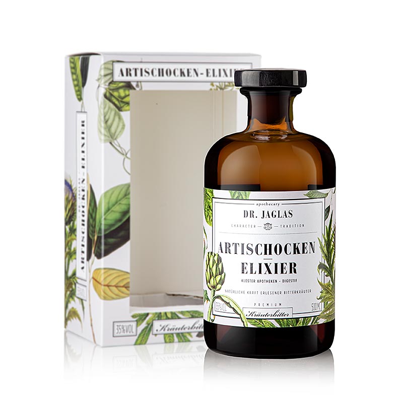 Dr. Jaglas - Elixir d'artichaut, amer aux herbes, 35% vol, 500 ml
