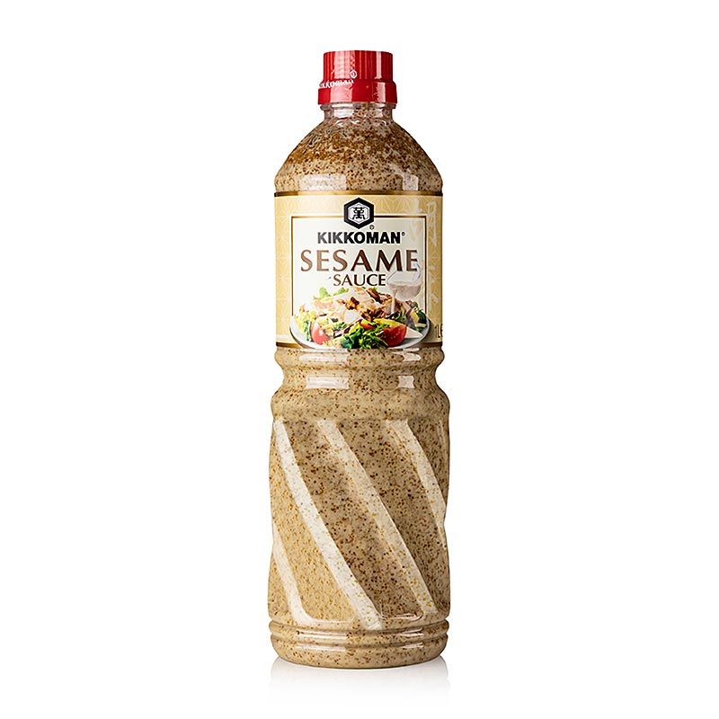 Sauce au sésame, Kikkoman, Japon, 1 l - Sauce authentique et polyvalente au riche goût de noisette et de sésame Parfaite pour les plats d'inspiration asiatique