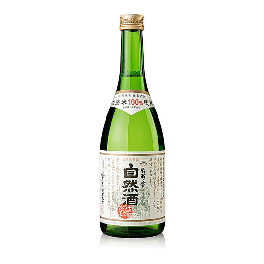 Saké naturel Shizenshu Tokubetsu Junmai Kimoto, 15% vol, Watarai Honten, 720 ml - saké japonais traditionnel de grande qualité en bouteille de 720 ml