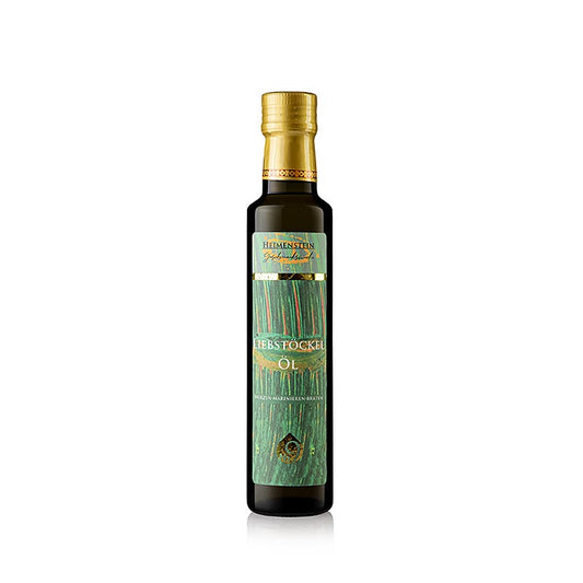 Huile de livèche, Heimenstein, 250 ml - Huile de colza pressée à froid, issue des terres volcaniques fertiles de l'Eifel Qualité pure et artisanat pour des créations culinaires