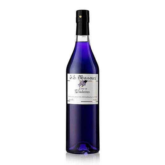 Crème de Violettes de Massenez, 25% vol, 700 ml : Une délicieuse liqueur dans une grande bouteille