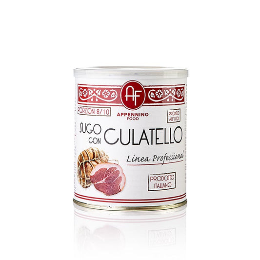 Sauce tomate au jambon Culatello des Apennins, fabrication artisanale, 800 g