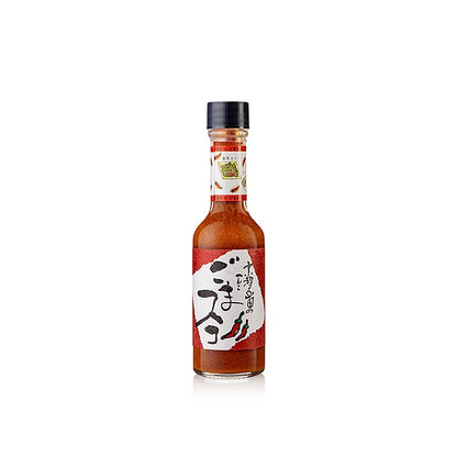 Gomasco - condiment piquant au sésame et au chili, Yamada, Japon, 65 ml