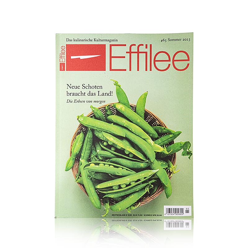 Effilee - Magazine de l'alimentation et de la vie, numéro 65, 1 pc - Couverture du magazine culinaire avec des recettes variées, des histoires et des conseils pour les amateurs de nourriture et de cuisine internationale