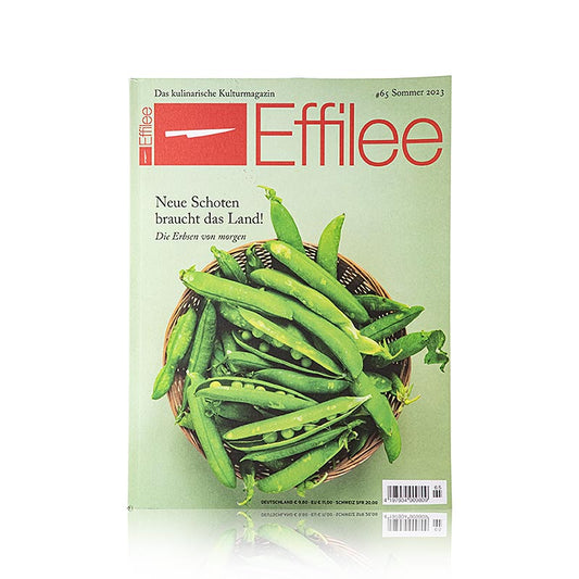 Effilee - Magazine de l'alimentation et de la vie, numéro 65, 1 pc - Couverture du magazine culinaire avec des recettes variées, des histoires et des conseils pour les amateurs de nourriture et de cuisine internationale
