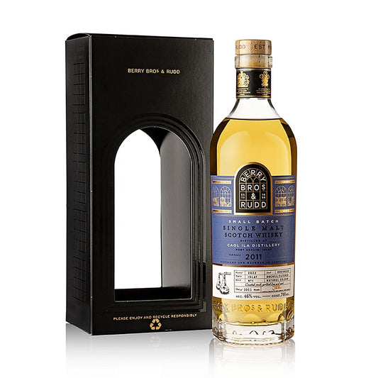 Single Malt Whisky Caol Ila 2011/2022 Berry Brothers, 46 % vol, Islay, 700 ml - Bouteille de whisky écossais de la distillerie d'Islay