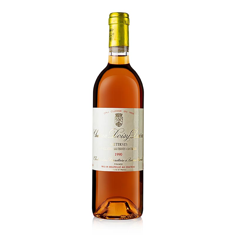  Vin de Bordeaux doux avec 93 points Parker, couleur dorée et arômes de miel et d'abricot