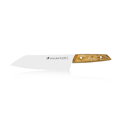 VIVUM couteau universel, dentelé, avec manche bois, 18cm, DICK, 1 pc